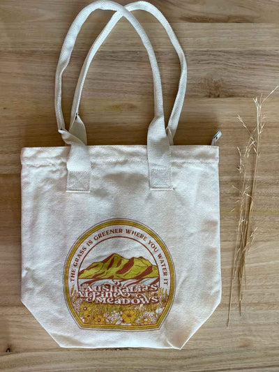 Meadow Store Alpine Meadows Canvas Tote Bag